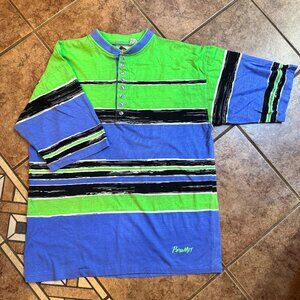 Vintage Men's Permit Single Stitch Button Tee